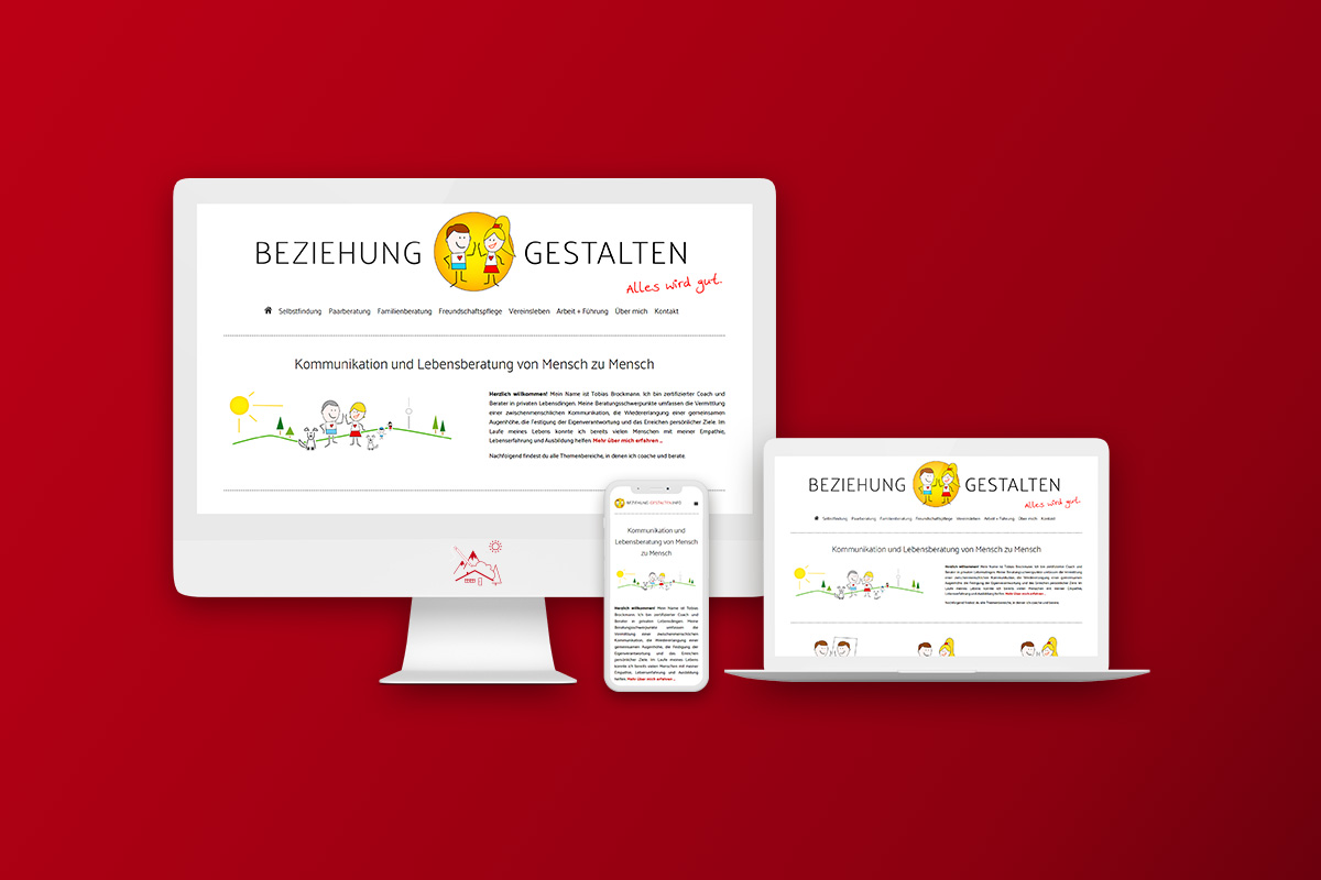 Webdesign der Online Marketing Agentur für Stuttgart