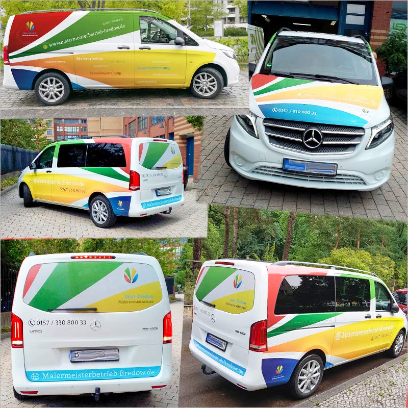 Referenz Firmenwagenwerbung der Werbeagentur Stuttgart
